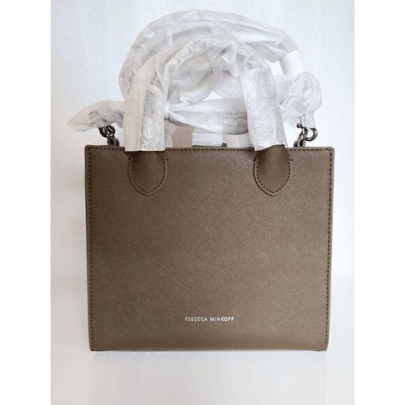 NWT REBECCA MINKOFF Megan Mini Tote Crossbody Handbag MSRP $228 - Picture 4 of 12
